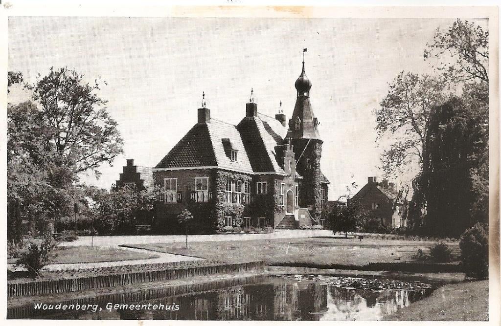 Woudenberg, Gemeentehuis, Ophalen of Verzenden, 1960 tot 1980, Ongelopen, Utrecht