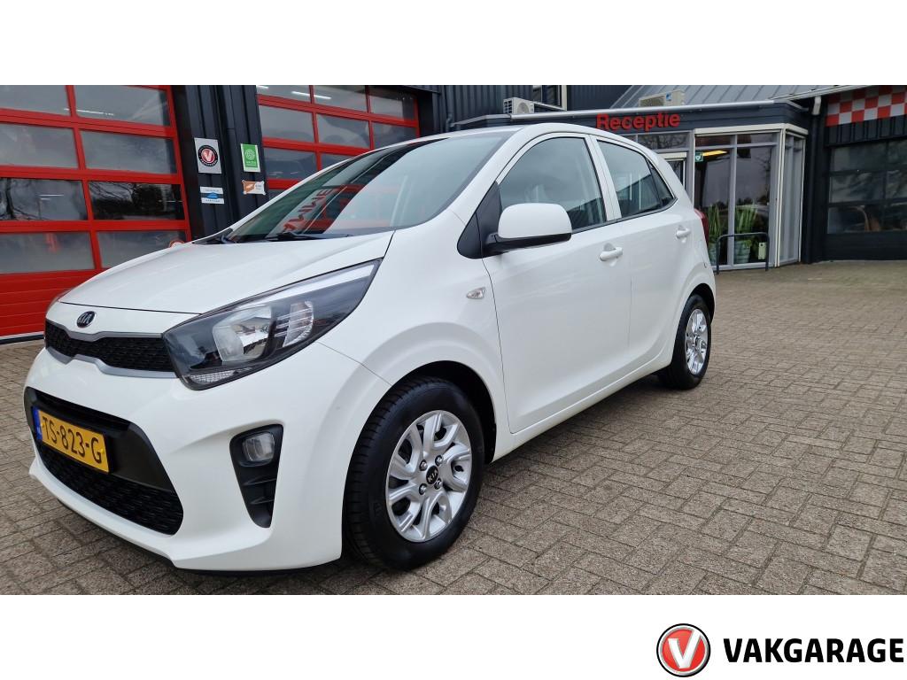 Kia Picanto 1.0 CVVT Eco.PlusL (bj 2018), Auto's, 4 stoelen, Wit, Origineel Nederlands, Bedrijf
