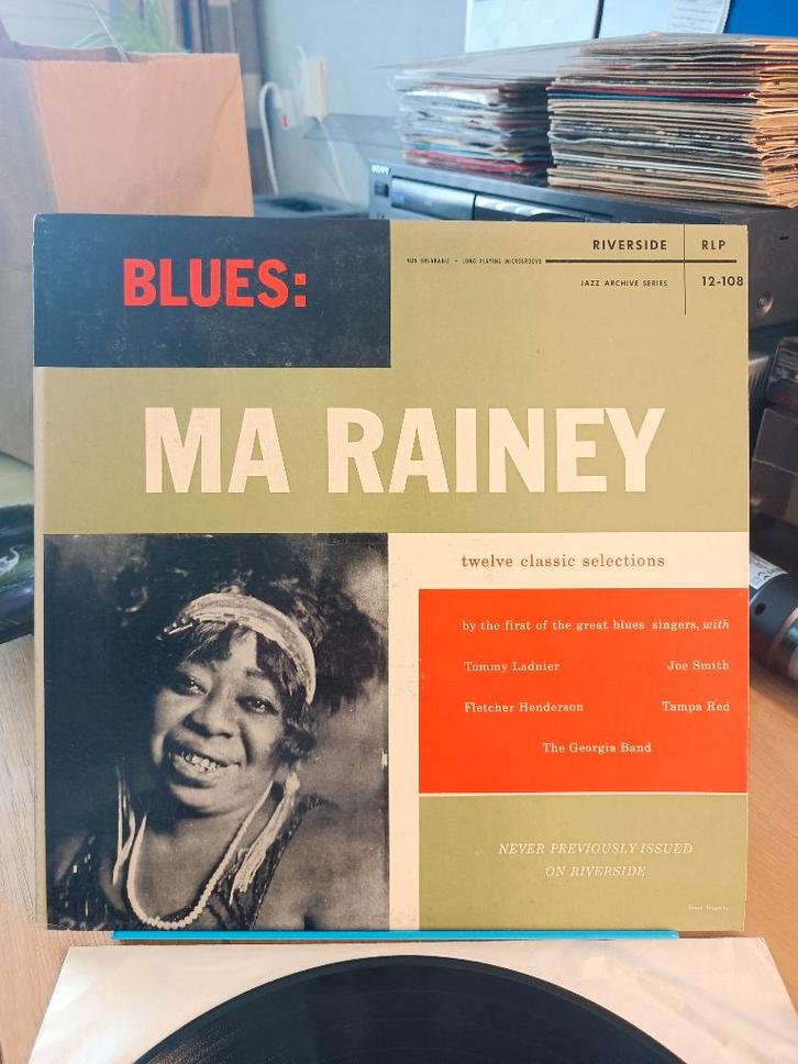 Ma Rainey  By The First Of The Great Blues Singers, Cd's en Dvd's, Vinyl | Jazz en Blues, Gebruikt, Jazz en Blues, 1960 tot 1980