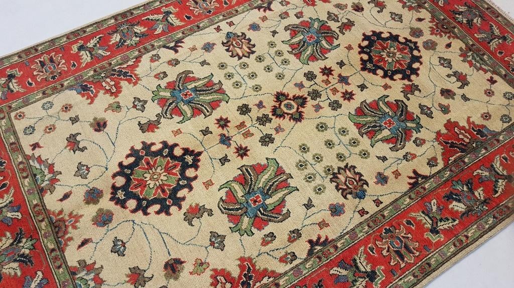 Perzisch tapijt Tabriz 221x151/Vloerkleed/kelim/Oosterse/wol, Huis en Inrichting, 100 tot 150 cm, Www.simatapijten.nl, Nieuw, Ophalen of Verzenden