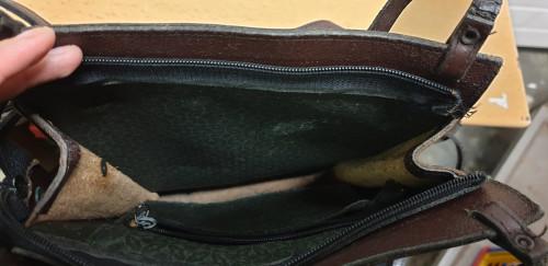 -	St. raphael paris leren schoudertas, Ophalen of Verzenden, 'T Olde Gre-j, Info@toldegrej.nl, Endepoelstraat 20f Didam