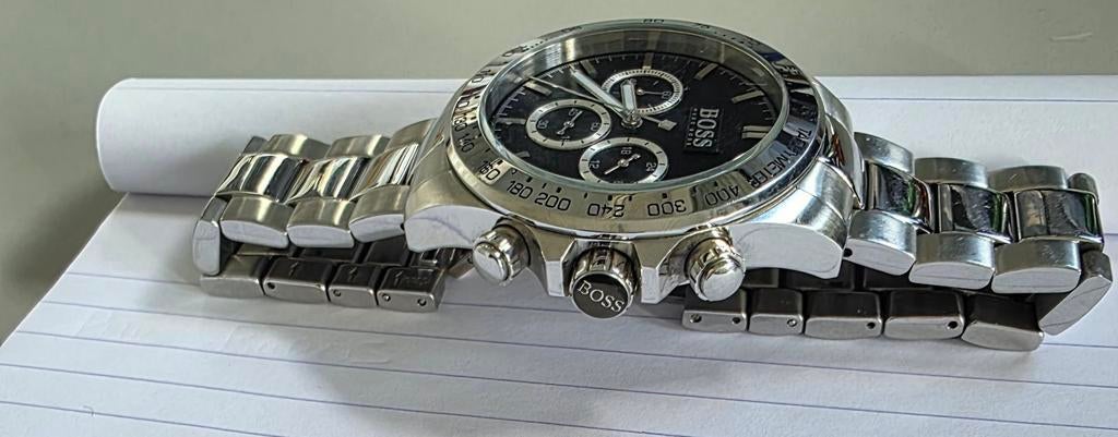 Horloge Hugo Boss, Ophalen, Zo goed als nieuw, Staal, Overige merken