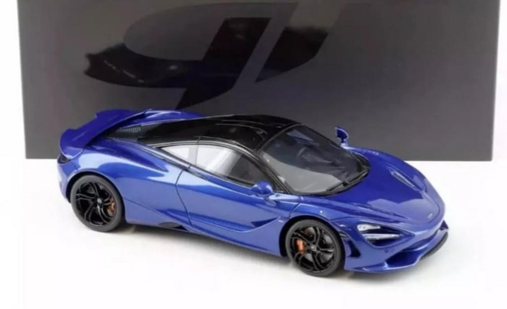 GT Spirit McLaren 750S - Blauw 1:18 Modelauto, Ophalen, Nieuw, Auto