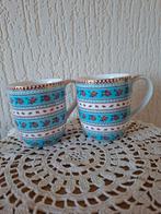 Pip studio ribbon rose blauw mokjes, Huis en Inrichting, Keuken | Servies, Ophalen of Verzenden, Zo goed als nieuw, Overige stijlen