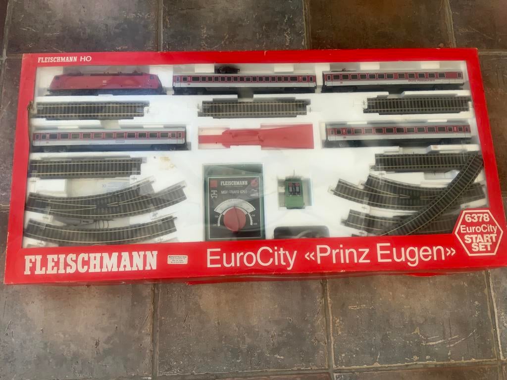 Fleismann trein compleet set, Hobby en Vrije tijd, Treinset, Gelijkstroom, Zo goed als nieuw, Ophalen