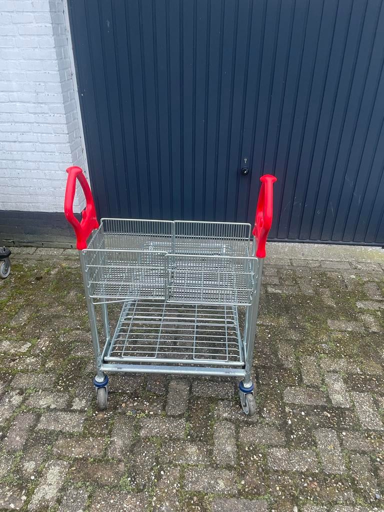 Wanzl winkelwagen, Ophalen, Transportkar, 100 liter of meer, Zo goed als nieuw