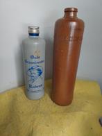 14959) 2 oude jenever flessen, Ophalen of Verzenden, Verpakking