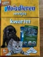Kwartet huisdieren weetjes ( extra grote kaarten), Ophalen of Verzenden, Zo goed als nieuw