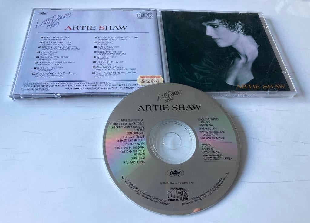 Artie Shaw - Let’s dance series (RARE, Japan), Cd's en Dvd's, Ophalen of Verzenden, 1980 tot heden, Zo goed als nieuw, Jazz