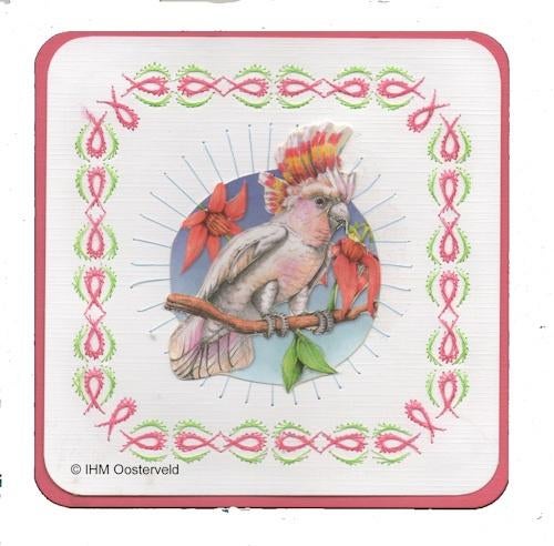 3D Kaart Blanco 3 Kakatoe, Ophalen of Verzenden, Nieuw, Overige thema's
