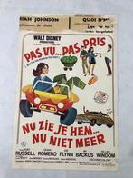 NOW YOU SEE HIM , NOW YOU DON'T   filmposter  36-54 cm  used, Ophalen of Verzenden, Gebruikt, Deurposter of groter, Film en Tv