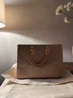 Louis Vuitton OnTheGo MM Monogram Empreinte Beige, Ophalen of Verzenden, Zo goed als nieuw, Roze, Handtas