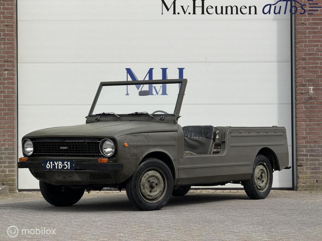 DAF 66 YA Leger Marechaussee Wegenbelasting en APK Vrij Jarr, Auto's, Automaat, Achterwielaandrijving, Cabriolet, 4 stoelen