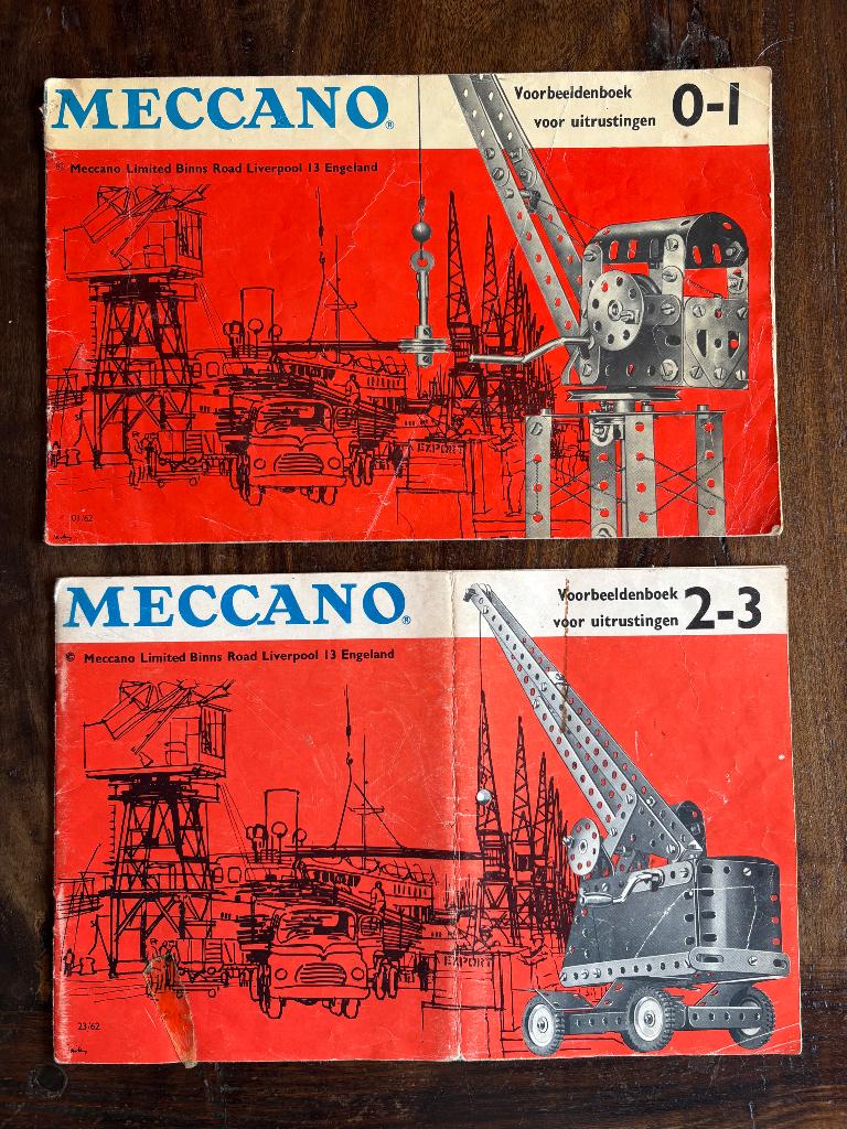 Meccano boekjes, Ophalen