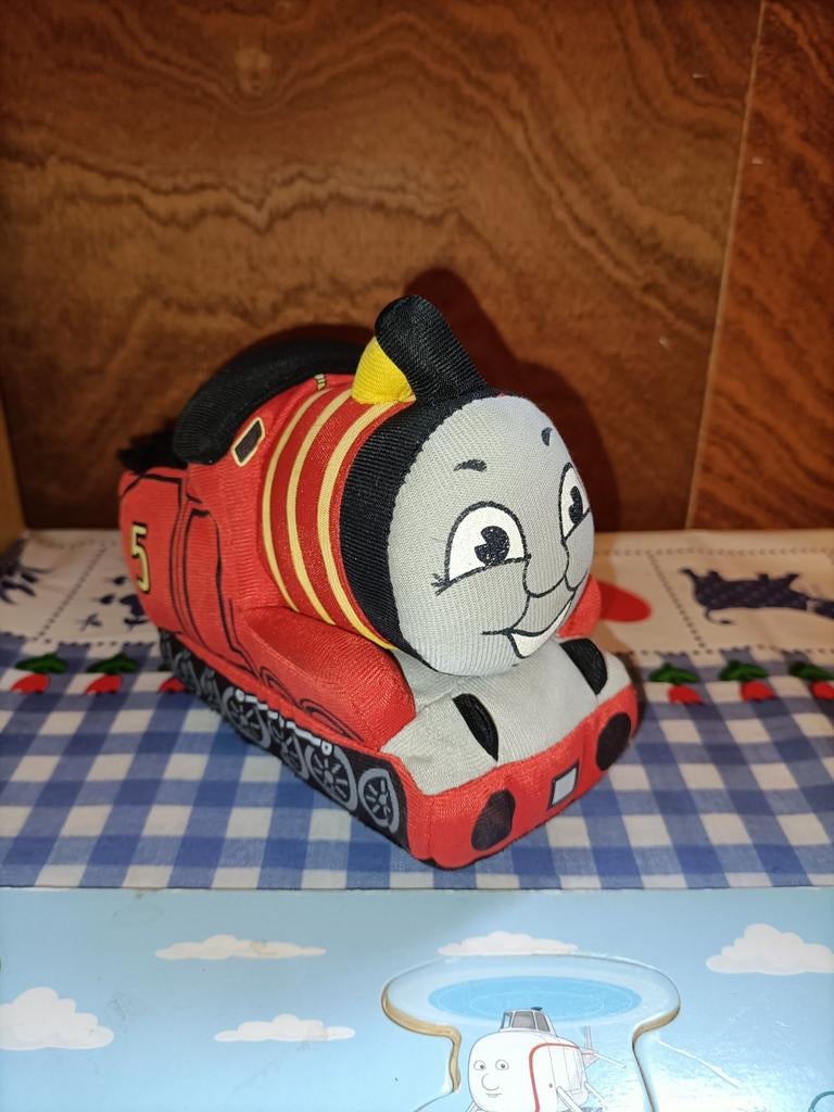 Thomas de trein knuffel 18 cm groot + houten puzzel, Kinderen en Baby's, Speelgoed | Thomas de Trein, Ophalen of Verzenden, Zo goed als nieuw