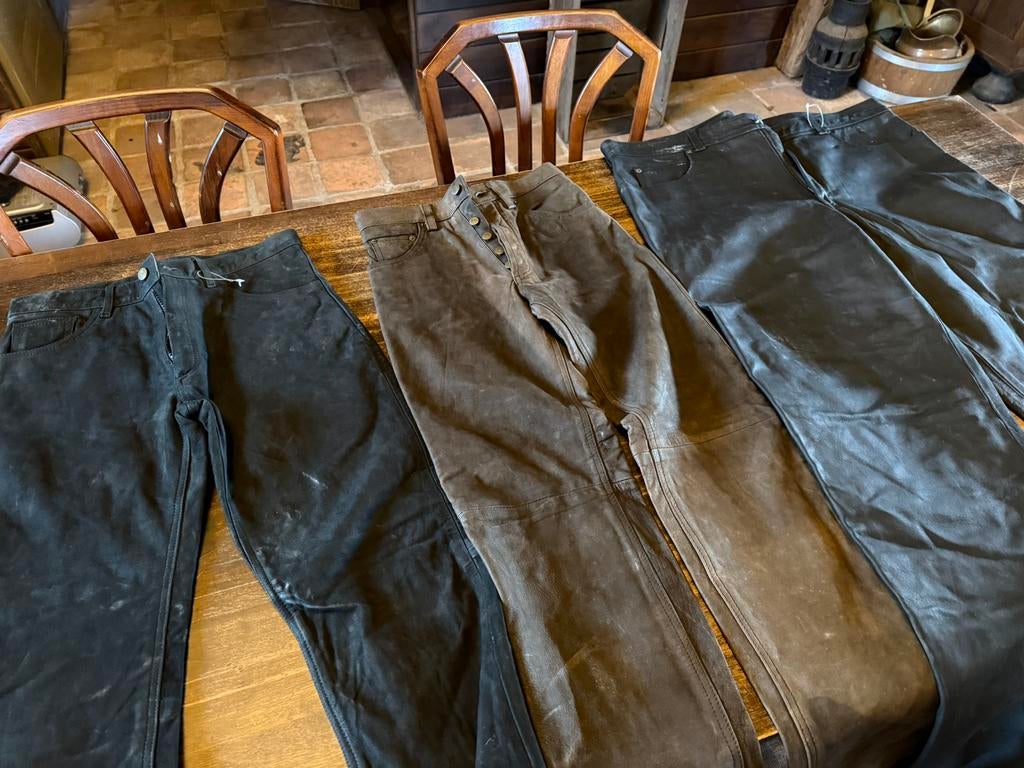 Leren broek, Verzenden, Zo goed als nieuw, Overige maten, Overige kleuren