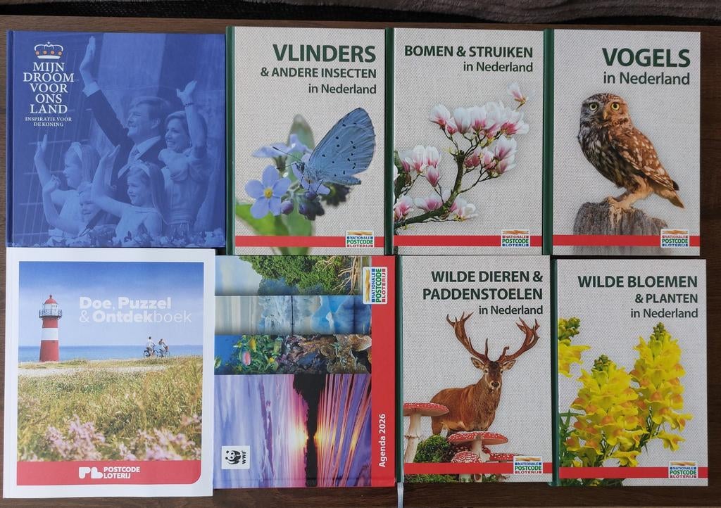 Bloemen, planten, dieren, insecten en meer, Bloemen, Planten en Bomen, Nieuw, Ophalen of Verzenden, Nationale Postcode Loterij
