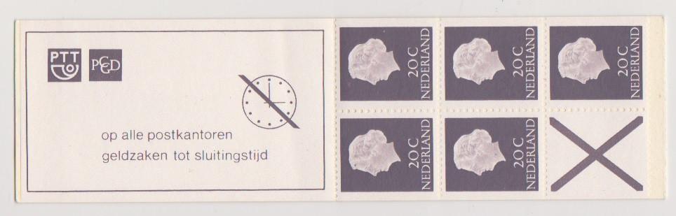 Nederland PB 6 E Postfris ; MEER POSTZEGELBOEKJES 10% CW, Ophalen of Verzenden, Na 1940, Postfris