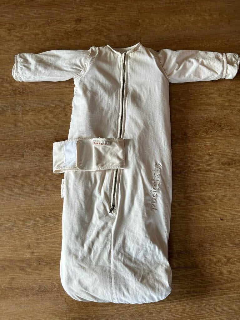 Puckababy slaapzak vierseizoenen pure white, Ophalen of Verzenden, Gebruikt, Minder dan 70 cm, Slaapzak