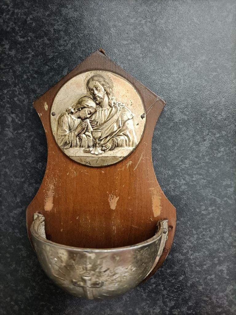 Wijwater bakje, Verzamelen, Ophalen of Verzenden, Gebruikt, Overige typen