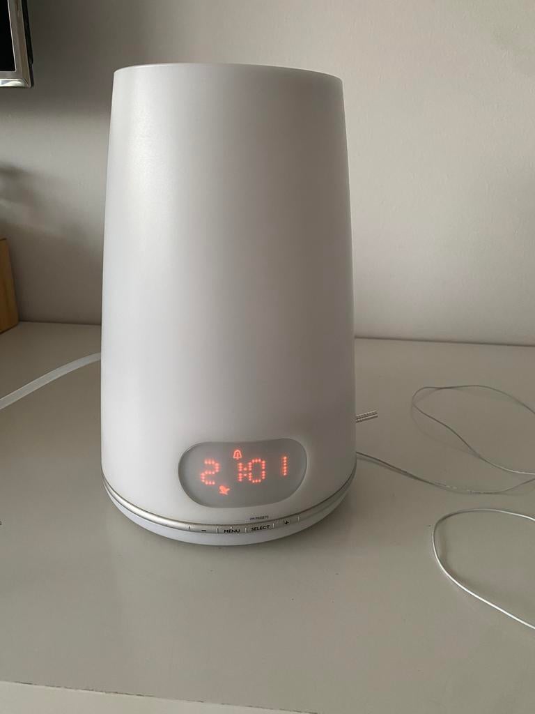 Philips wake-up light, Witgoed en Apparatuur, Wekkers, Zo goed als nieuw, Ophalen of Verzenden