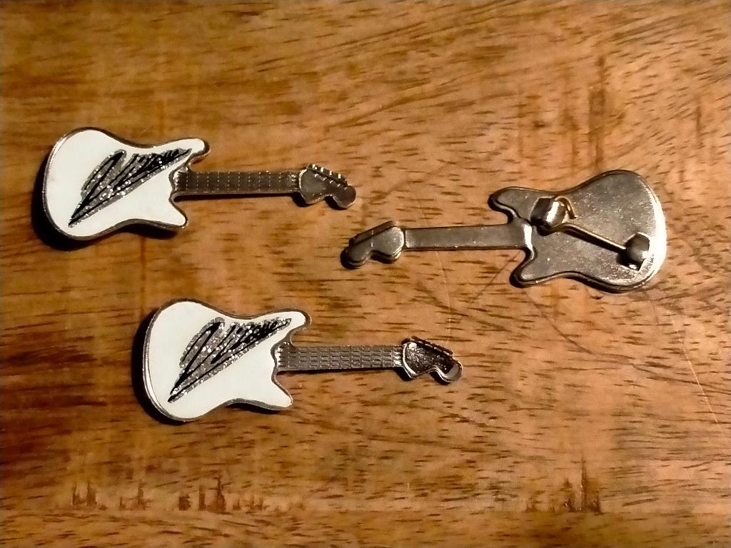 Vitesse Herman van Boeyen pop Nederlandse band gitaar speld, Ophalen of Verzenden, Gebruikt