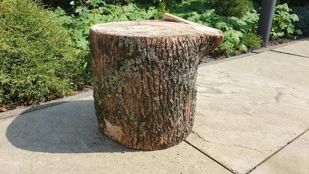 Hakblok / kloofblok voor haardhout (ca 28 x 30 cm), Tuin en Terras, Minder dan 3 m³, Ophalen, Blokken