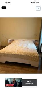 Complete Slaapkamer Set: Bed, Ladekast en Kledingkast, Ophalen, Gebruikt, Tweepersoons