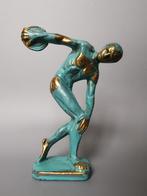 Brons beeldje sculptuur discuswerper atletiek olympische spe, Ophalen of Verzenden