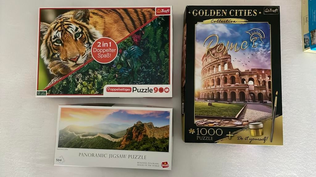 Diverse puzzels, Hobby en Vrije tijd, Denksport en Puzzels, Ophalen, 500 t/m 1500 stukjes, Gebruikt, Legpuzzel