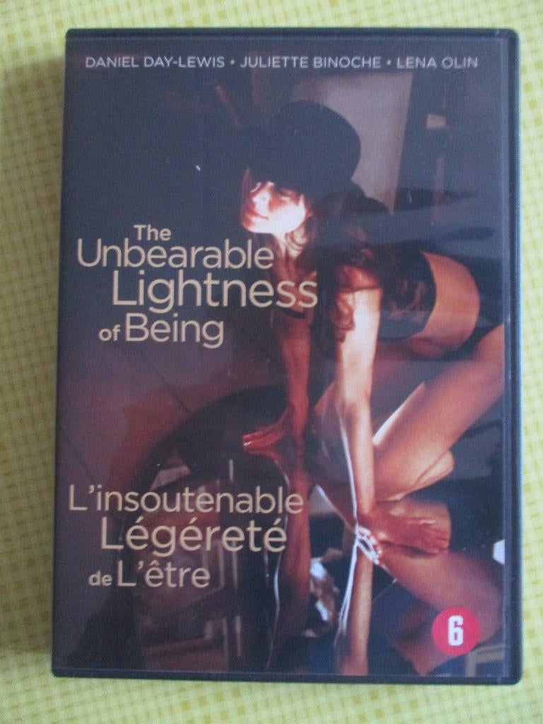 The unbearable lightness of being - DVD ( Juliette Binoche ), Overige genres, Ophalen of Verzenden, Zo goed als nieuw, Alle leeftijden