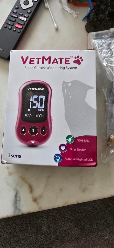 Vetmate Glucose meter dier, Ophalen of Verzenden