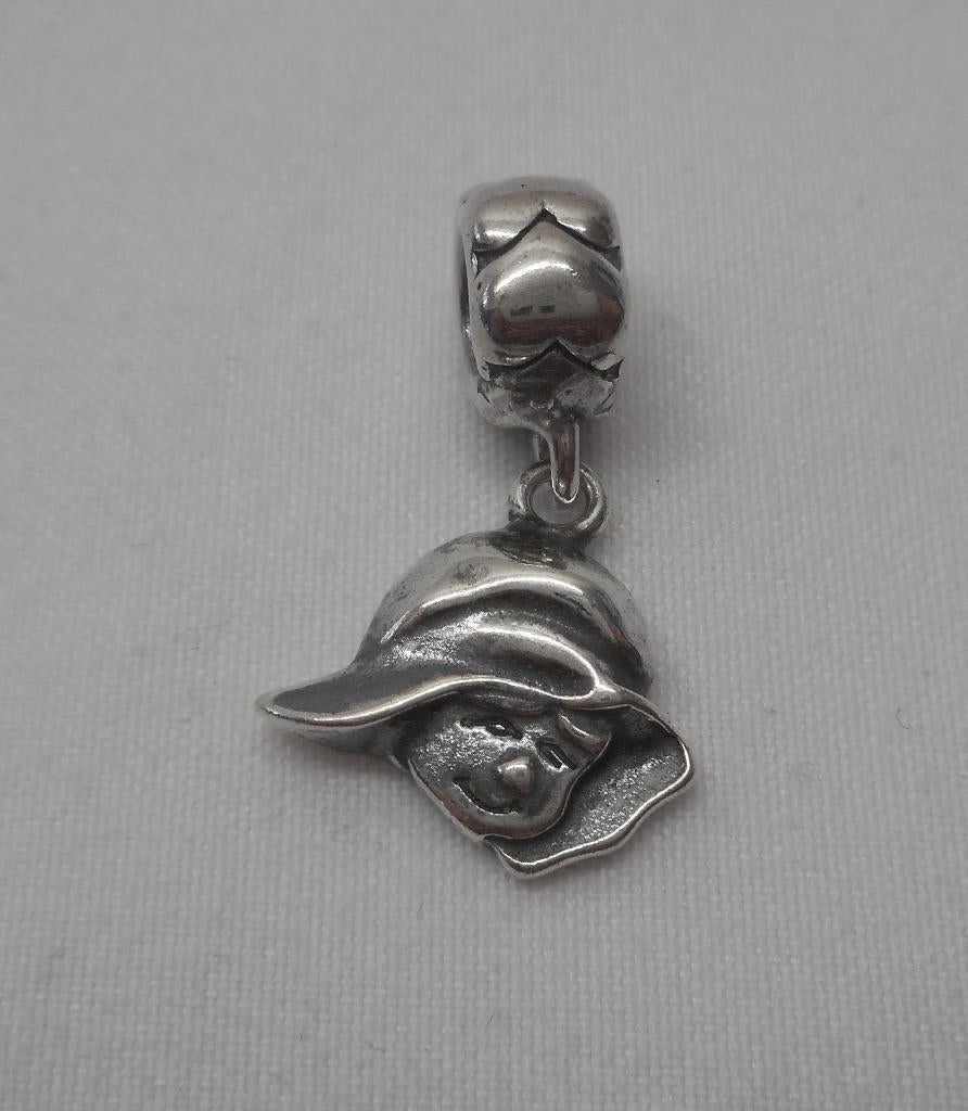 Zilveren mooie Bacio Charm bedel nr.1164