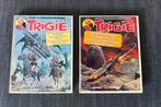 2 oude verzamelbundels van Trigië, Meerdere stripboeken, Ophalen of Verzenden, Zo goed als nieuw