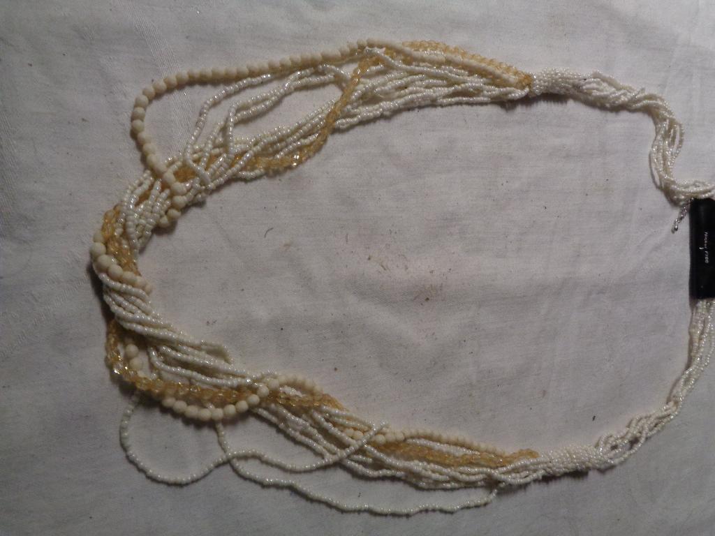 uit witte glas kralen nr k 5147, Ophalen of Verzenden, Nieuw, Wit, Overige materialen