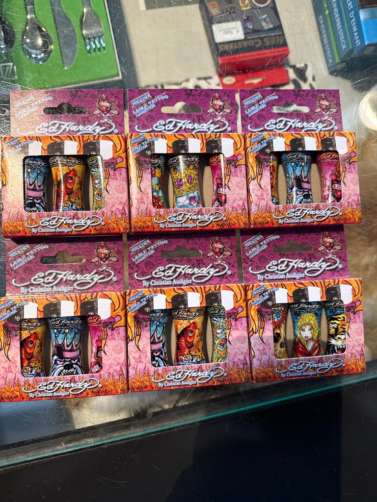 Ed Hardy Mini Lighters - Nieuw of als partijen, Verzamelen, Ophalen of Verzenden, Nieuw
