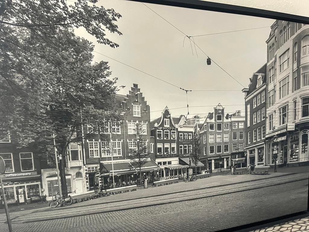 Schilderij Spui Amsterdam, Ophalen of Verzenden