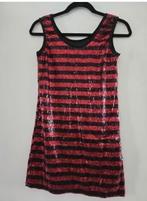 Disco Flower power Pailletten jurk mt 36 / 38, Maat 38/40 (M), Carnaval, Nieuw, Ophalen of Verzenden