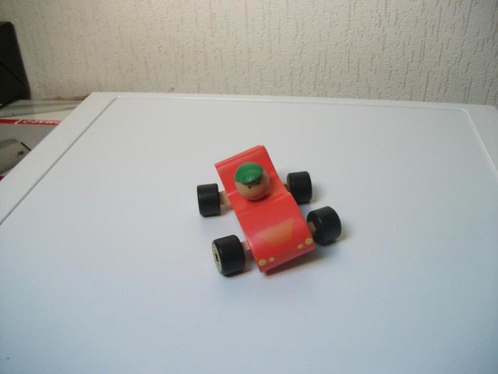 Houten kantel autootje, Kinderen en Baby's, Speelgoed | Houten speelgoed, Gebruikt, Ophalen of Verzenden