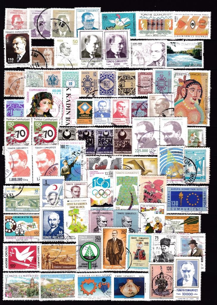 9976) Turkije ca 74x, Postzegels en Munten, Postzegels | Azië, Ophalen of Verzenden, Oost-Azië