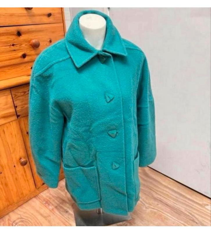 Zeldzame Eastex Jas groen-blauw dames L wol wollen winter, Kleding | Dames, Jassen | Winter, Zo goed als nieuw, Maat 42/44 (L)