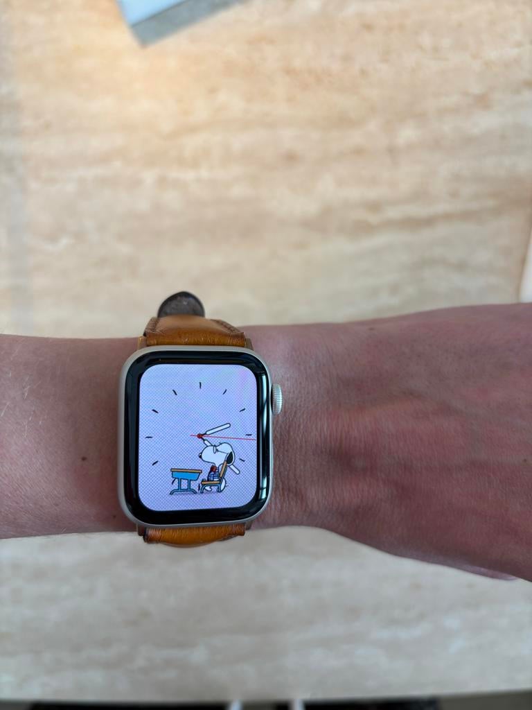 Apple Watch SE (GPS) 40mm sterrenlicht aluminium, Ophalen of Verzenden, Zo goed als nieuw, Zilver, IOS
