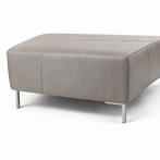 Design hocker Rolf Benz, Huis en Inrichting, Banken | Voetenbanken en Poefen, Ophalen, Rechthoekig, Leer, 75 tot 100 cm