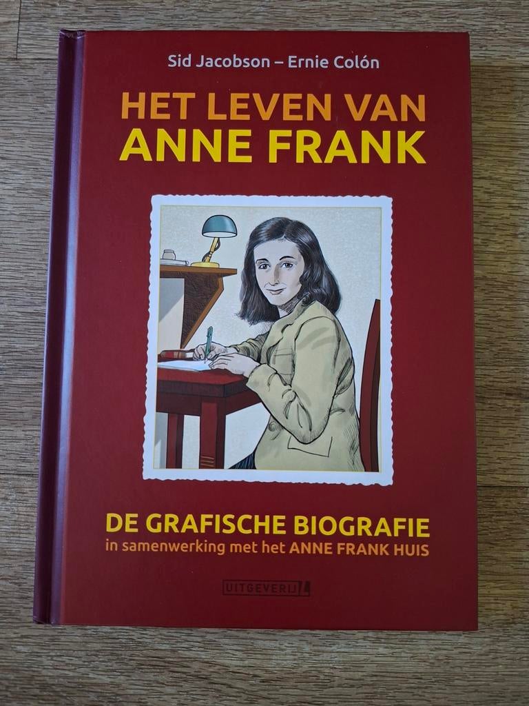 Stripboek Het leven van Anne Frank - Grafische biografie, Boeken, Ophalen of Verzenden, Nieuw