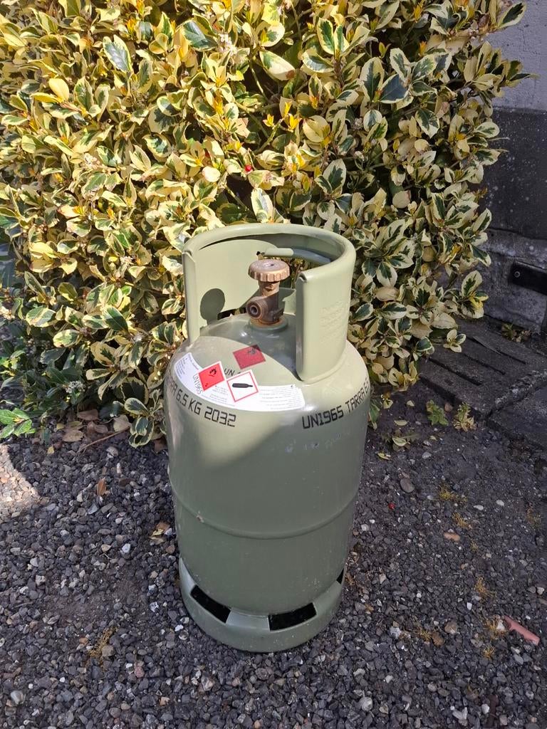 Volle gasfles 6,5 kg (keuring 2032), Ophalen, Gebruikt