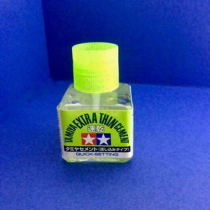 tamiya 87182 Tamiya Extra Thin Cement QUICK SETTING - 40ml, Verzenden, Nieuw, 1:32 tot 1:50
