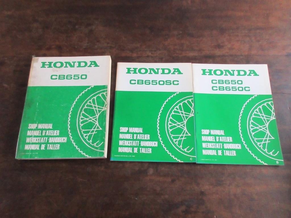 Honda CB650 CB650C CB650SC werkplaatshandboek manual, Motoren, Handleidingen en Instructieboekjes, Ophalen of Verzenden, Honda
