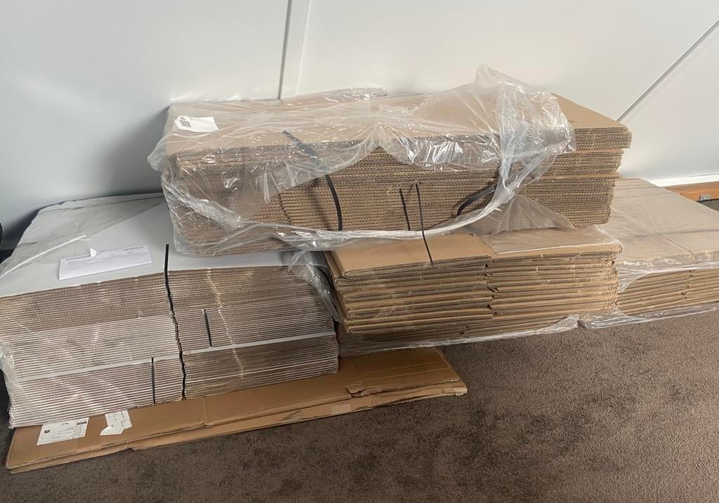 Kartonnen vouwdozen en verzendzakken verpakkingsmateriaal, Ophalen, Doos, Opvouwbaar, 60 cm of meer