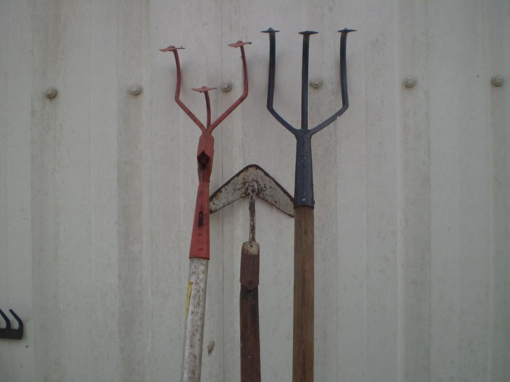 Tuingereedschap:, Tuin en Terras, Ophalen, Gebruikt, Hark, Onbekend
