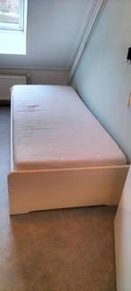 GRATIS!!!Wit eenpersoonsbed compleet!!!, Ophalen, Gebruikt, 90 cm, Eenpersoons